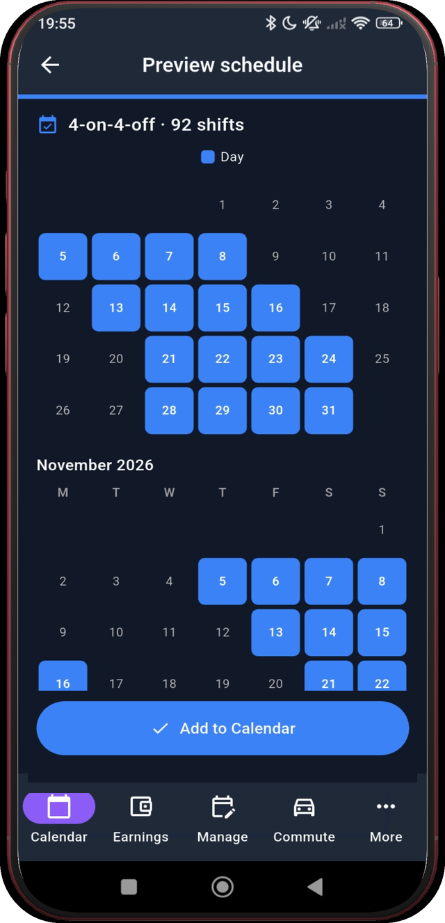 Screen 13: Review October and November