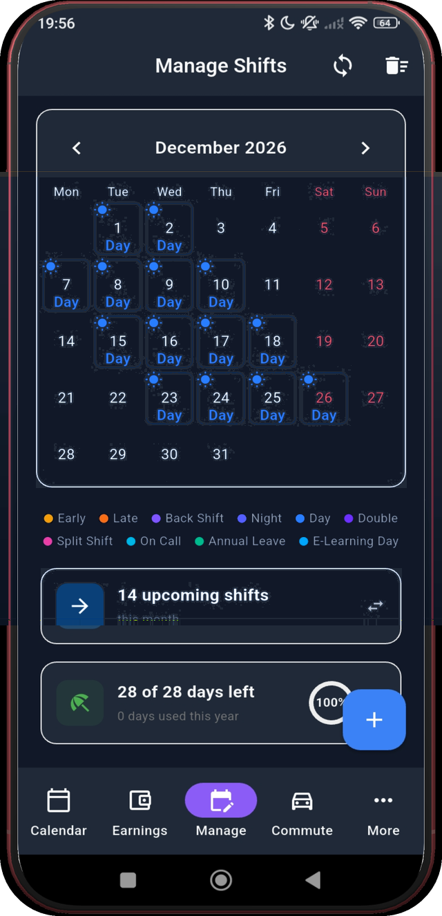 Screen 20: Check December