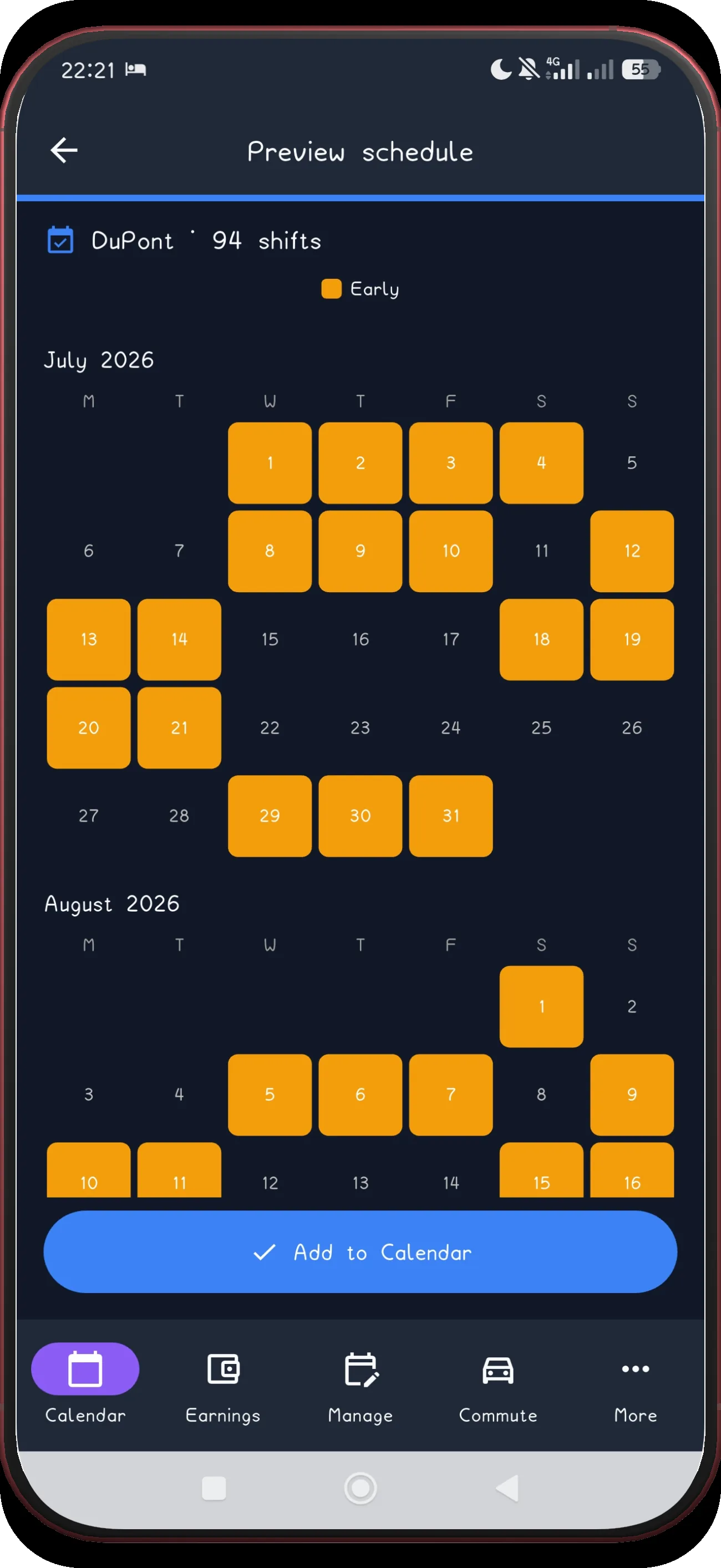 Fixed DuPont screen 9