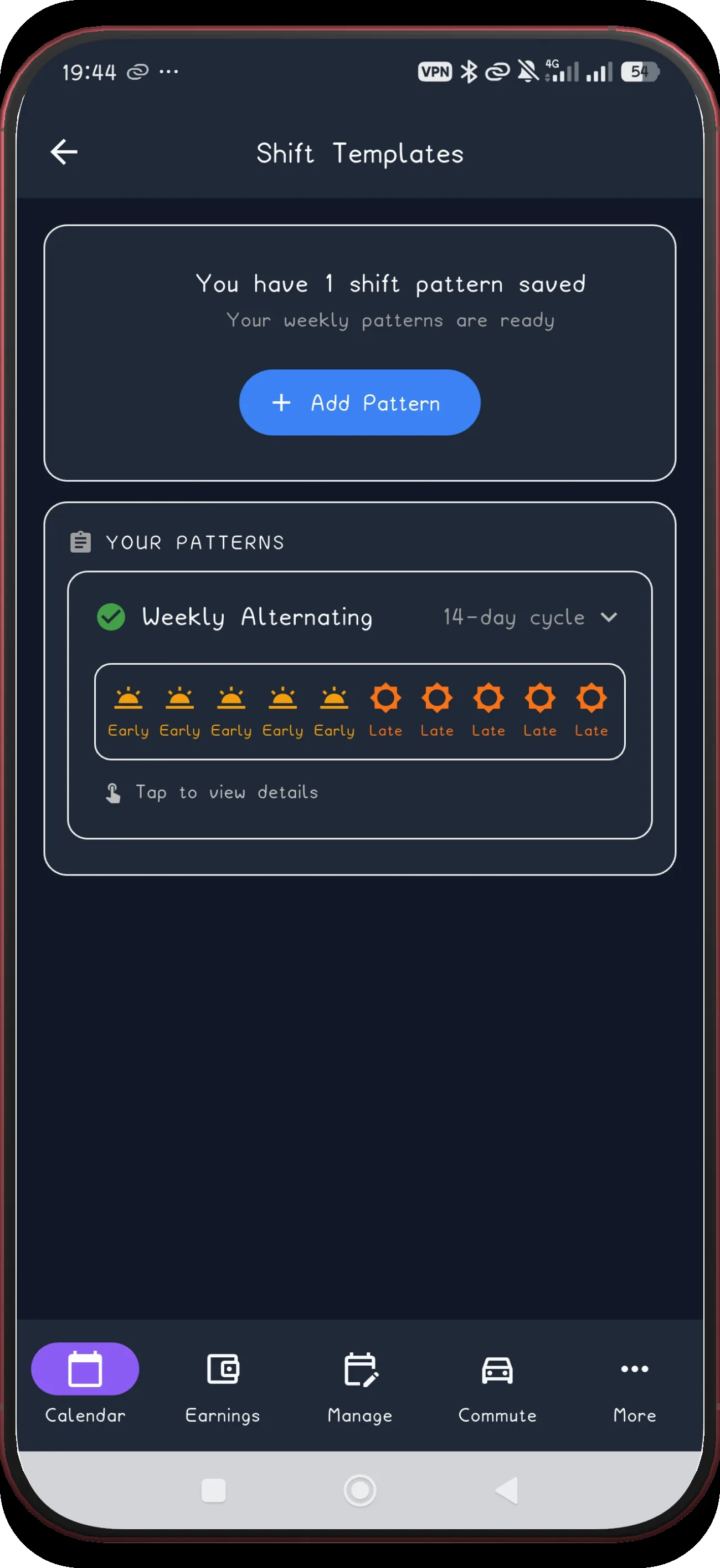 Weekly Alternating screen 21
